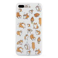 for pattern case back cover case dog soft tpu for apple iphone 7 plus  ...