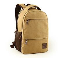 For MacBook Pro Air 11 13 Inch Backpacks Canvas Solid Color Laptop Universal Bag for Traveling and Leisure 14
