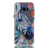 For Samsung Galaxy S8 S8 plus Case Cover A Zebra Pattern Painted TPU Material Luminous Phone Case S7 S7edge