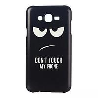 For Samsung Galaxy Case Pattern Case Back Cover Case Word / Phrase PC Samsung J7 / Grand Prime