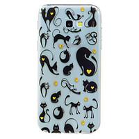 For Samsung Galaxy A7 A5 A3 (2017) Case Cover Cartoon Kitten Pattern HD Painted High Penetration TPU Material Soft Case Phone Case A5 A3 (2016)