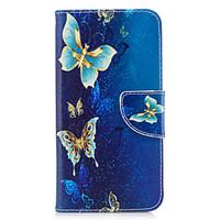 For HUAWEI P10 P9 Lite Case Cover Butterfly Pattern PU Material Card Stent Wallet Phone Case Galaxy 6X Y5II P8 Lite (2017)