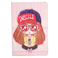 For Apple iPad Mini1 2 3/4 Case Cover with Stand Flip Pattern Full Body Case Sexy Lady Cartoon Hard PU Leather