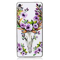 For Sony Xperia XA Case Cover Sika Deer Pattern Luminous TPU Material IMD Process Soft Case Phone Case