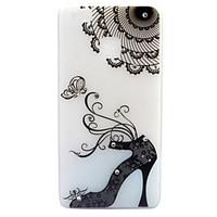 For Huawei P8 Lite (2017) P9 Lite Case Cover High Heels Pattern Painted Point Drill Scrub TPU Material Luminous Phone Case