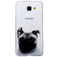 For Samsung Galaxy A3 (2016) A5 (2016) Case Cover Dog Pattern High Transparent TPU Material IMD Craft Mobile Phone Case A3 (2017) A5 (2017)