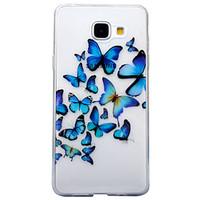 For Samsung Galaxy A3 (2016) A5 (2016) Case Cover Butterfly Pattern High Transparent TPU Material IMD Craft Mobile Phone Case A3 (2017) A5 (2017)