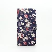 For Samsung Galaxy Case Card Holder / with Stand / Flip / Pattern / Magnetic Case Full Body Case Flower PU Leather SamsungA5(2016) /