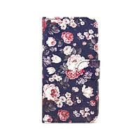 For Samsung Galaxy S7 Edge Wallet / Card Holder / with Stand / Flip Case Full Body Case Flower PU Leather Samsung S7 edge / S7