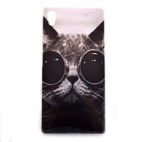 For Sony Case / Xperia Z5 Pattern Case Back Cover Case Cat Soft TPU for Sony Sony Xperia Z5 / Sony Xperia Z5 Compact / Sony Xperia E4