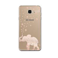 For Ultra Thin Pattern Case Back Cover Case Elephant Soft TPU for Samsung A3(2017) A5(2017) A7(2017) A7(2016) A5(2016) A8