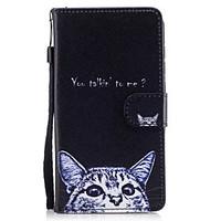 For Huawei P8 Lite (2017) P9 Lite Case Cover Cat Pattern Painted Card Stent PU Material Phone Case Mate 9 Honor 5C Honor 8 Honor 7