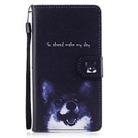 For Huawei P8 Lite (2017) P9 Lite Case Cover Dog Pattern Painted Card Stent PU Material Phone Case Mate 9 Honor 5C Honor 8 Honor 7