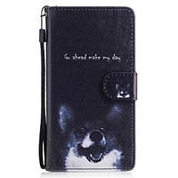 For Samsung Galaxy S8 Plus S8 Case Cover Dog Pattern Painted Card Stent PU Material Phone Case S7 Edge S7 S6 S5