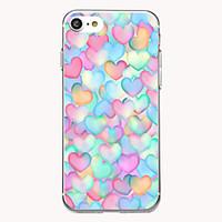 For Case Cover Ultra-thin Pattern Back Cover Case Heart Soft TPU for AppleiPhone 7 Plus iPhone 7 iPhone 6s Plus iPhone 6 Plus iPhone 6s
