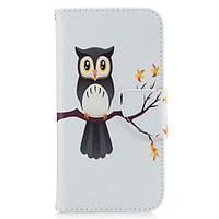 for samsung galaxy j3 j3 2016 case cover owl pattern pu material card  ...