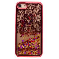 For iPhone 7 7 Plus Case Cover Plating Flowing Liquid Pattern Back Cover Case Mandala Glitter Shine Soft TPU for 6S 6 Plus 6S SE 5S