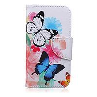 For Samsung Galaxy Case Card Holder / Wallet / with Stand / Flip / Pattern Case Full Body Case Butterfly PU Leather SamsungJ7 / J5 / J3 /