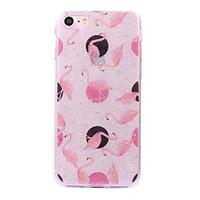 For Apple iPhone 7 7Plus Case Cove Flamingo Pattern Flash Powder IMD Process TPU Material Phone Case iPhone 6 6S Plus SE 5S 5