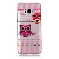 for samsung galaxy s8 plus s8 case cover owl pattern hd painted tpu ma ...