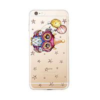 for transparent pattern case back cover case cartoon owl soft tpu for  ...