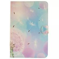 For Samsung Galaxy Case Card Holder / Wallet / with Stand / Flip / Pattern Case Full Body Case Dandelion PU Leather SamsungTab 4 10.1 /