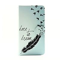 For Samsung Galaxy Case Card Holder / Wallet / with Stand / Flip Case Full Body Case Feathers PU Leather Samsung Grand Prime