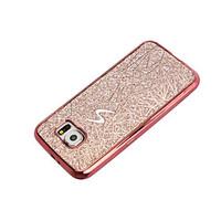 For Samsung Galaxy S7 Edge S7 Case Cover Plating Back Cover Glitter Shine Soft TPU S6 Edge S6 S5 Mini S5