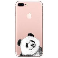 For Apple iPhone 7 7 Plus 6s 6 Plus Case Cover Panda Pattern Painted High Penetration TPU Material Soft Case Phone Case