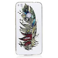 For Huawei P8 Lite(2017) P10 Case Cover Feathers Pattern Luminous TPU Material IMD Process Soft Case Phone Case P10 Lite P9 Lite P8 Lite