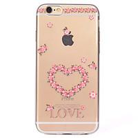 For Heart Pattern Soft TPU Material Phone Case for iPhone 7 Plus 7 6S Plus 6S 6 SE 5