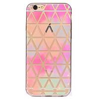 For Color Triangle Pattern Soft TPU Material Phone Case for iPhone 7 Plus 7 6S Plus 6S 6 SE 5