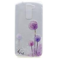 For LG K10 K8 Transparent Pattern Case Back Cover Case Dandelion Soft TPU K7 Nexus 5X X Power