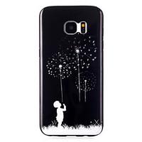 for samsung galaxy s7 edge pattern case back cover case dandelion tpu  ...