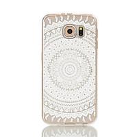 For Samsung Galaxy S7 Edge Transparent / Pattern Case Back Cover Case Lace Printing Soft TPU S7 edge / S7 / S6 edge / S6