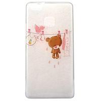 For Huawei P10 P9 Lite Case Cover Bear Pattern High Transparent TPU Material IMD Craft Mobile Phone Case P8 Lite 2017