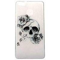 For Huawei P10 P9 Lite Case Cover Skull Pattern High Transparent TPU Material IMD Craft Mobile Phone Case P8 Lite 2017