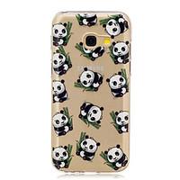 For Samsung A3 A5 (2017) Case Cover Panda Pattern Painted High Penetration TPU Material IMD Process Soft Case Phone Case A3 A5 (2016)