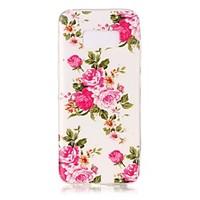 For Samsung Galaxy S8 Plus S8 Case Cover Rose Flower Pattern Luminous TPU Material IMD Process Soft Case Phone Case S7 S6 (Edge) S7 S6 S5