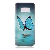 For Samsung Galaxy S8 Plus S8 Case Cover Butterfly Pattern Luminous TPU Material IMD Process Soft Case Phone Case S7 S6 (Edge) S7 S6 S5