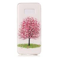 For Samsung Galaxy S8 Plus S8 Case Cover Tree Pattern Luminous TPU Material IMD Process Soft Case Phone Case S7 S6 (Edge) S7 S6 S5