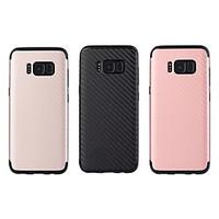 For Samsung Galaxy S8 Plus S8 Case Cover Shockproof IMD Back Cover Solid Color Soft TPU