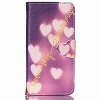 For Apple iPhone 6s plus 6plus 6s 6 5 5s se Case Cover Card Holder Wallet with Stand Flip Pattern Full Body Case Heart Hard PU Leather