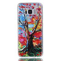For Samsung Galaxy S8 S8 Plus Case Cover Color Tree Embossed Varnish Does Not Fade TPU Material Phone Case S7 S7 Esge S6 S5