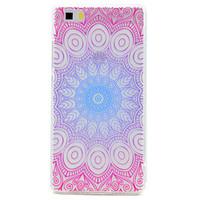 For Huawei P10 P9 Lite Case Cover Transparent Pattern Back Cover Case Mandala Flower Soft TPU for P10 Plus P8 Lite2017P8 Lite