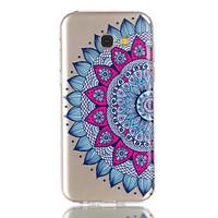 For Samsung Galaxy A5 A3 (2017) Case Cover Mandala Pattern Relief Dijiao TPU Material High Through The Phone Case