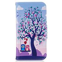 For Samsung Galaxy J3 J3 (2016) Case Cover Owl Pattern PU Material Card Stent Wallet Phone Case Galaxy J7 (2017) J5 (2017) J3 (2017)