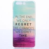 For Huawei P10 TPU Zixia letter pattern Case Cover protective cover