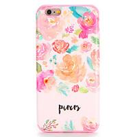 For Apple iPhone 7 7Plus Case Cover Pattern Back Cover Case Flower Soft TPU 6s Plus 6 Plus 6s 6