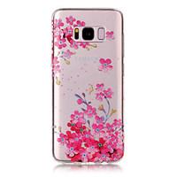 For Samsung Galaxy S8 Plus S8 TPU Material IMD Process Plum Blossom Pattern Phone Case S7 Edge S7 S6 Edge S6 S5
